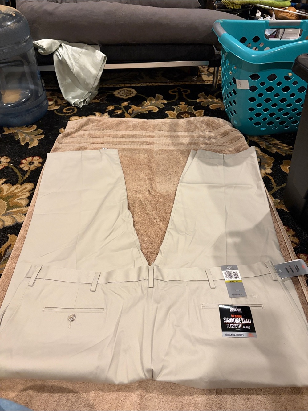 Signature Men’s Khaki Chinos in Light Beige